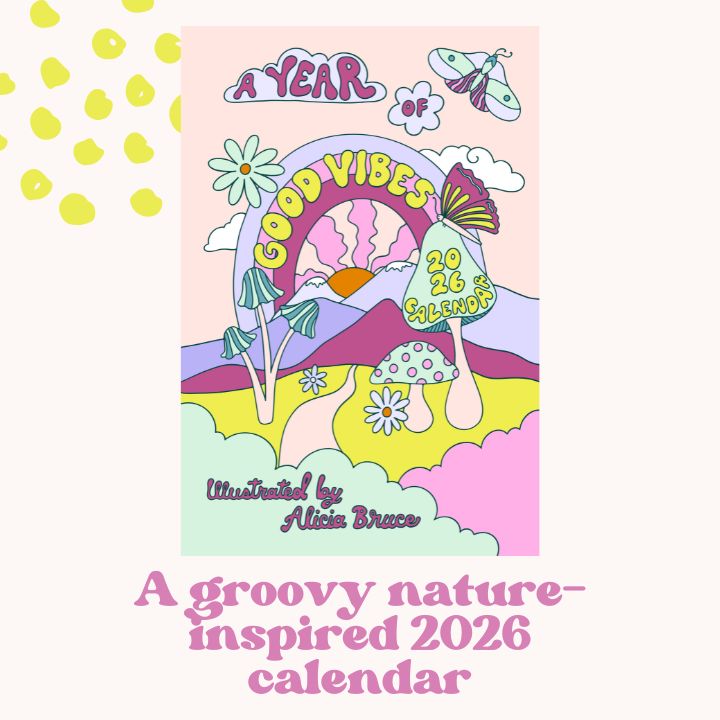 A Year of Good Vibes 2026 Calendar