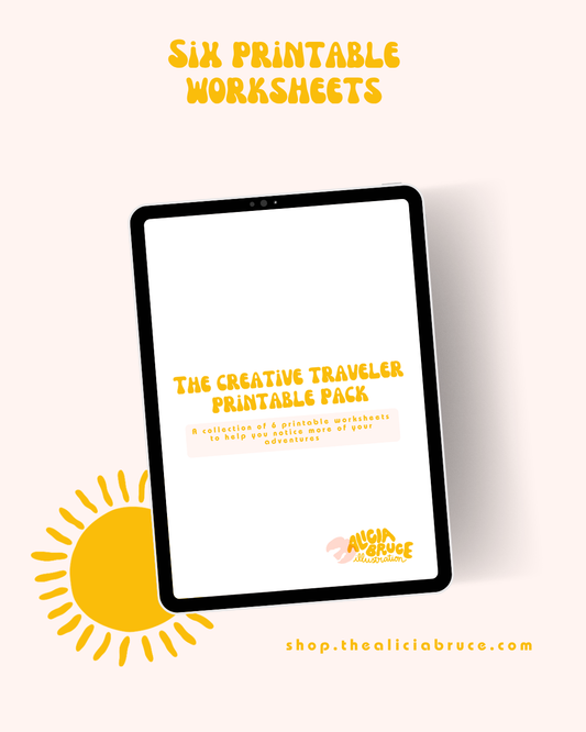 The Creative Traveler Print Pack (downloadable PDF)