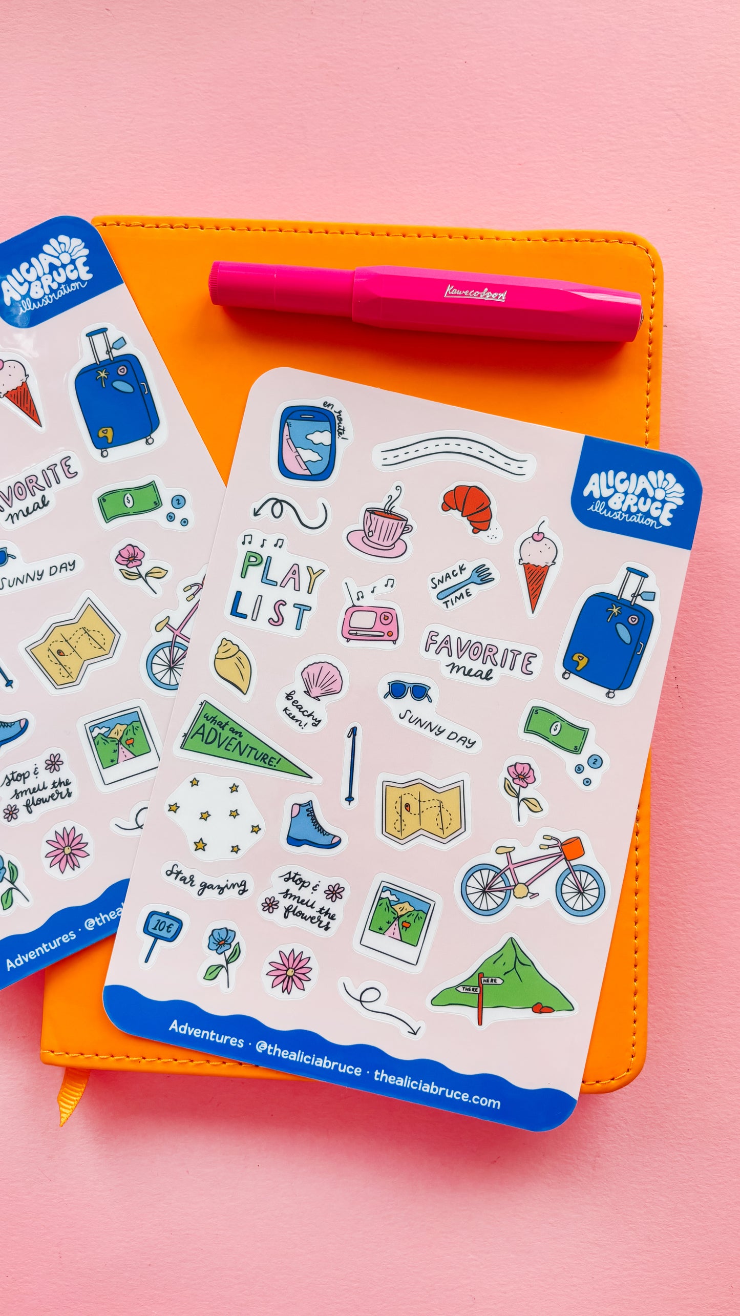 Adventures Sticker Sheet