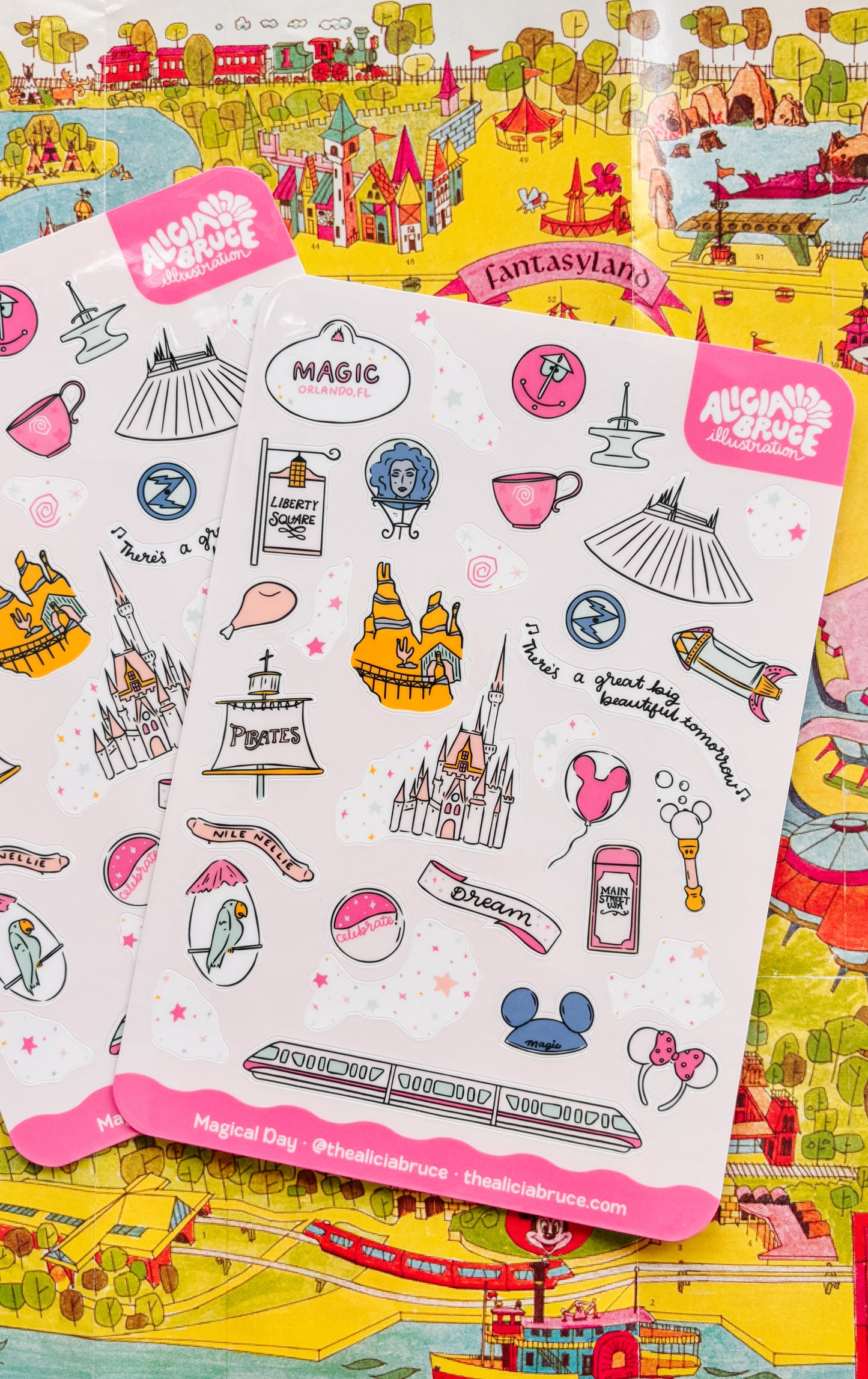 Magic Park Sticker Sheet