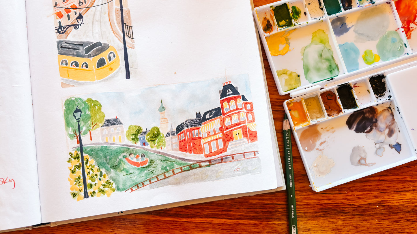 Mini Travel Painting: Pay What You Can!