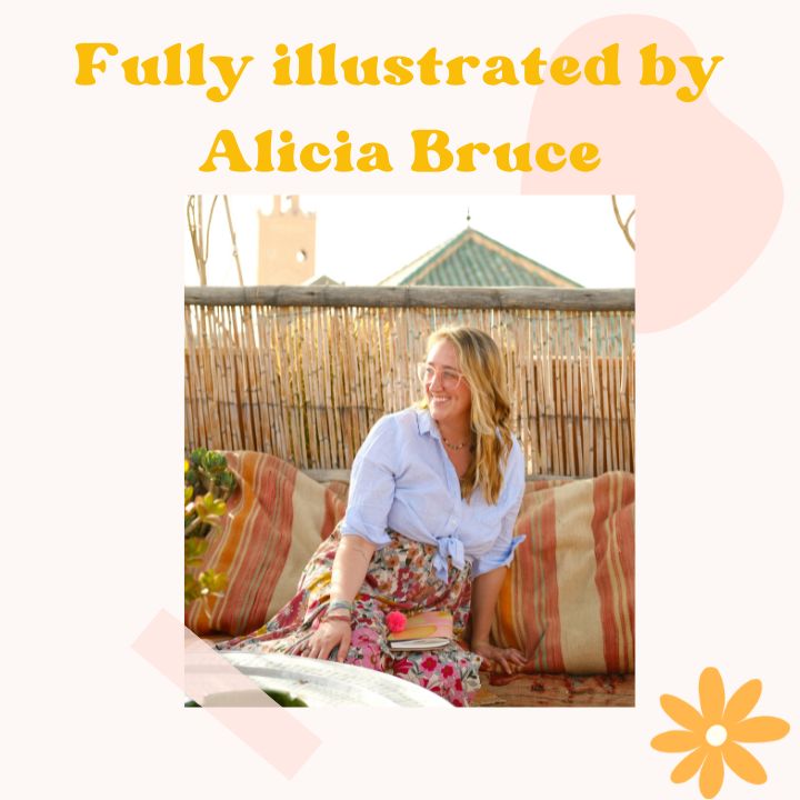 Nature Vibes: Printable Retro Coloring Book Pages