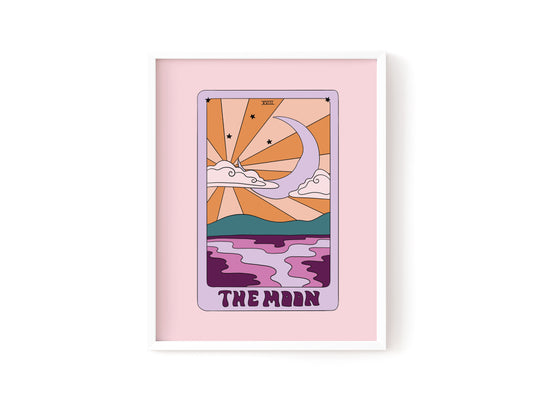 The Moon Tarot Art Print