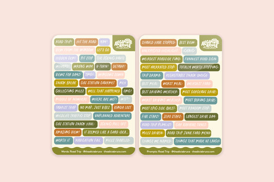 Road Trip Washi Sticker Set