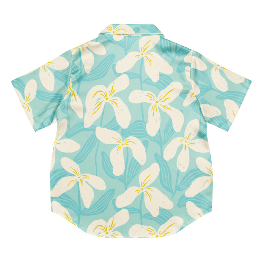 Pajama Top in Caribbean Blue