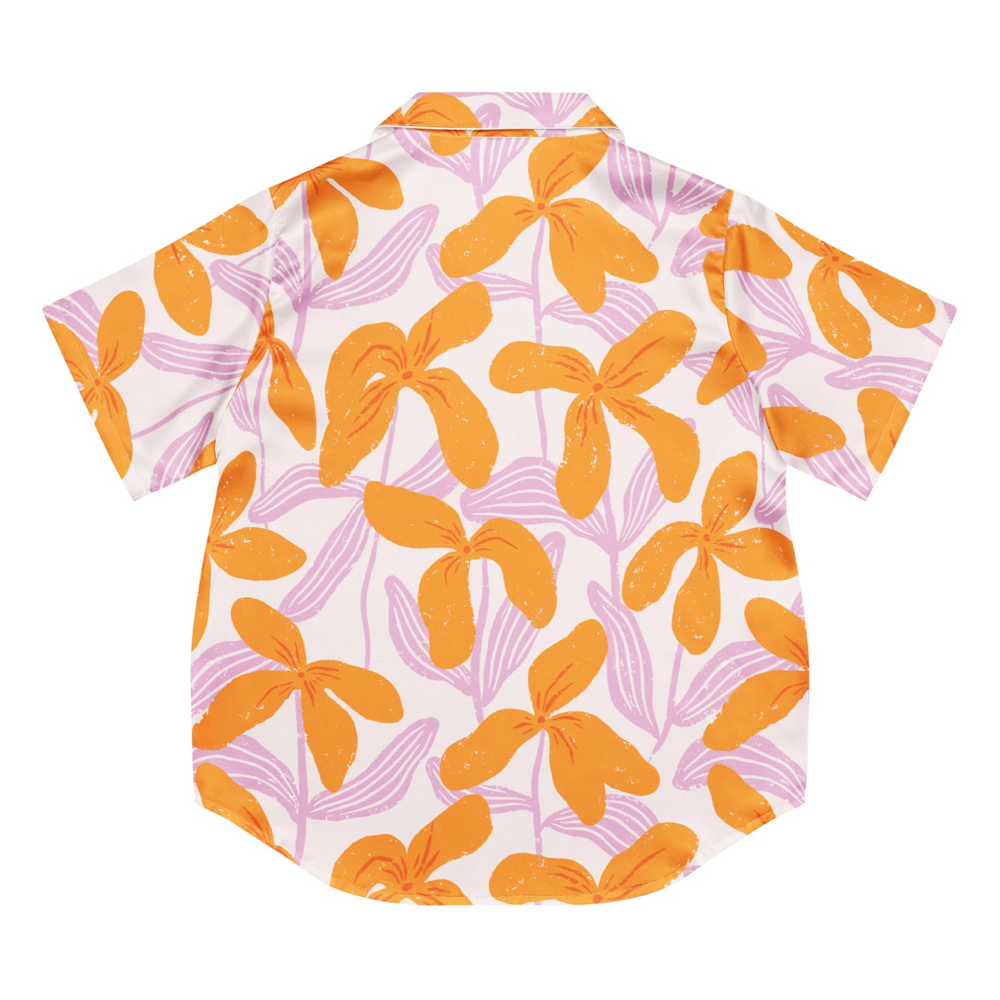 Pajama Top in Tropical Orange
