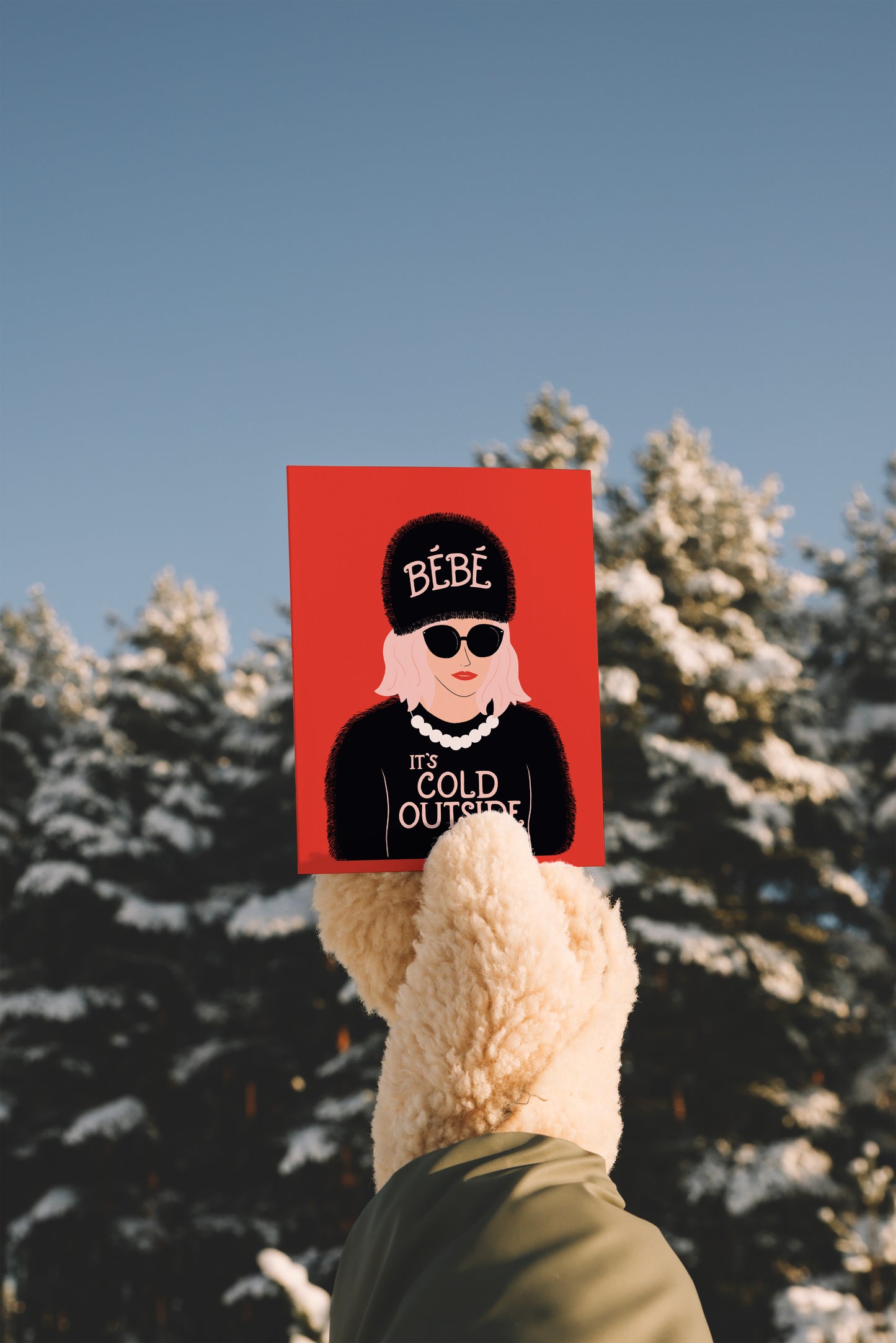 Bébé it's Cold Outside card