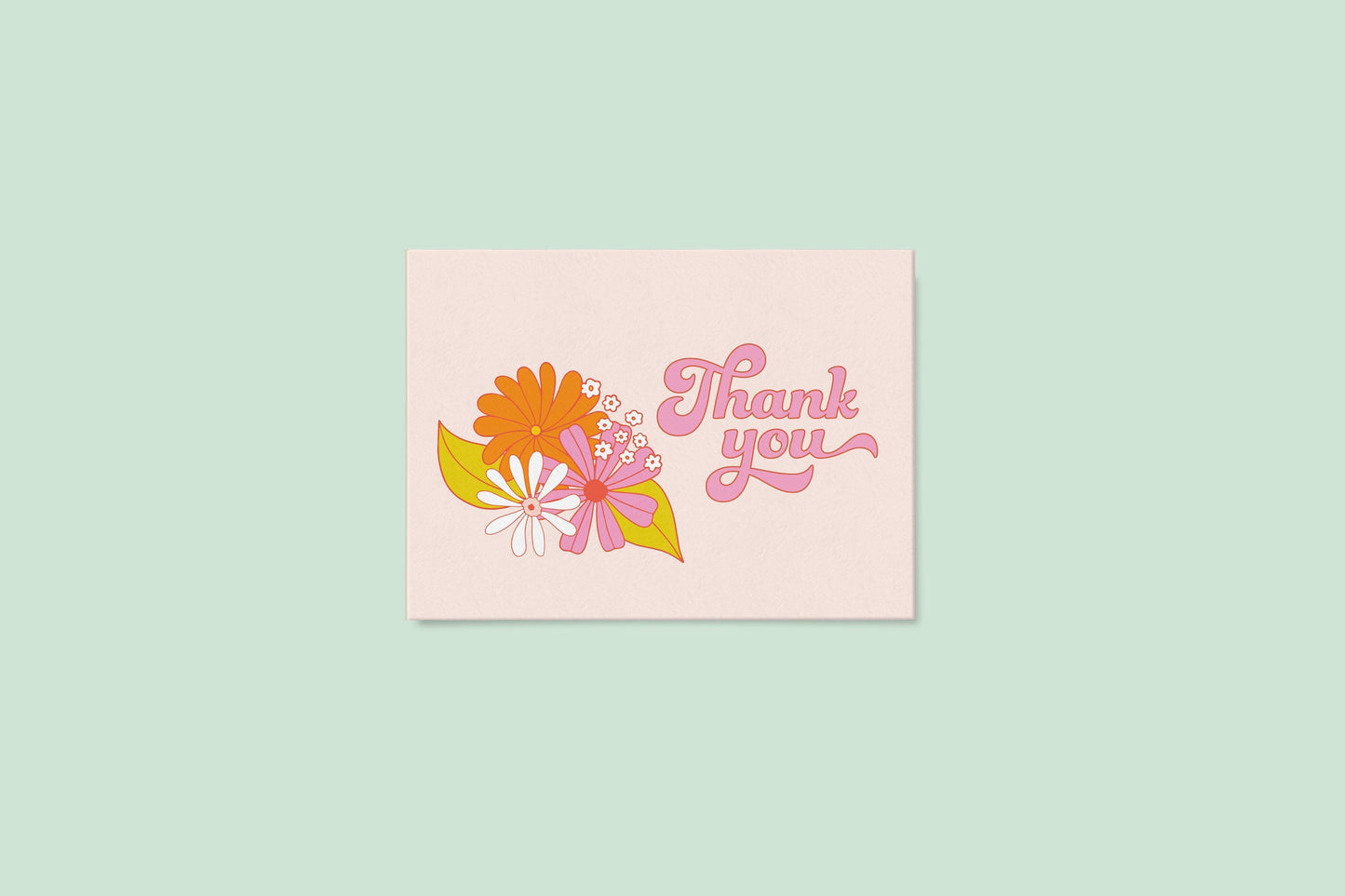 Groovy Thank You Card