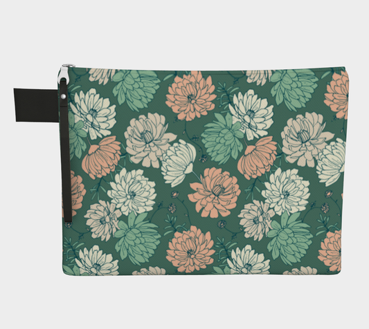 Henriette Zipper Pouch in Vine