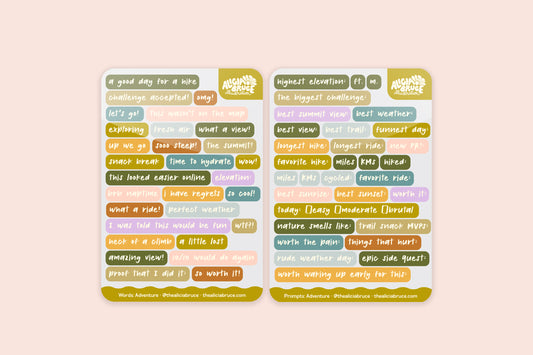 Outdoor Adventure Washi Sticker Set