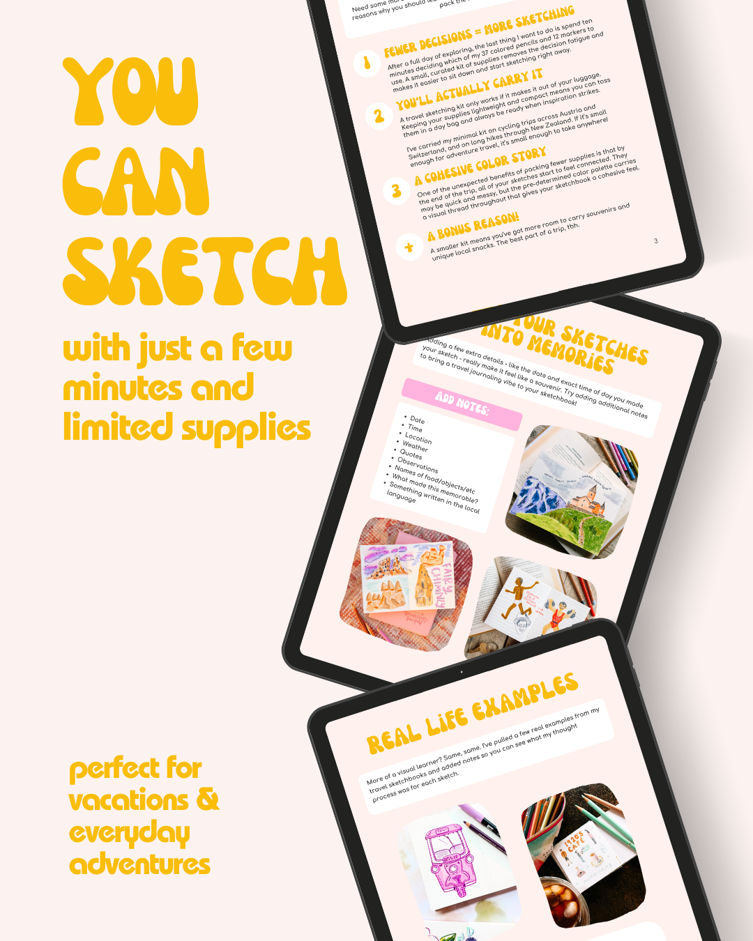 Sketchbook Souvenirs: A Travel Sketching Field Guide (downloadable PDF)
