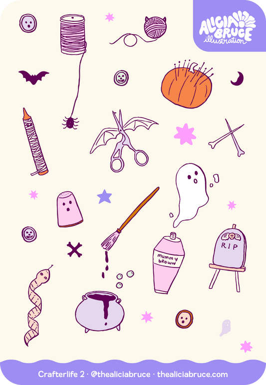 Crafterlife Sticker Sheet