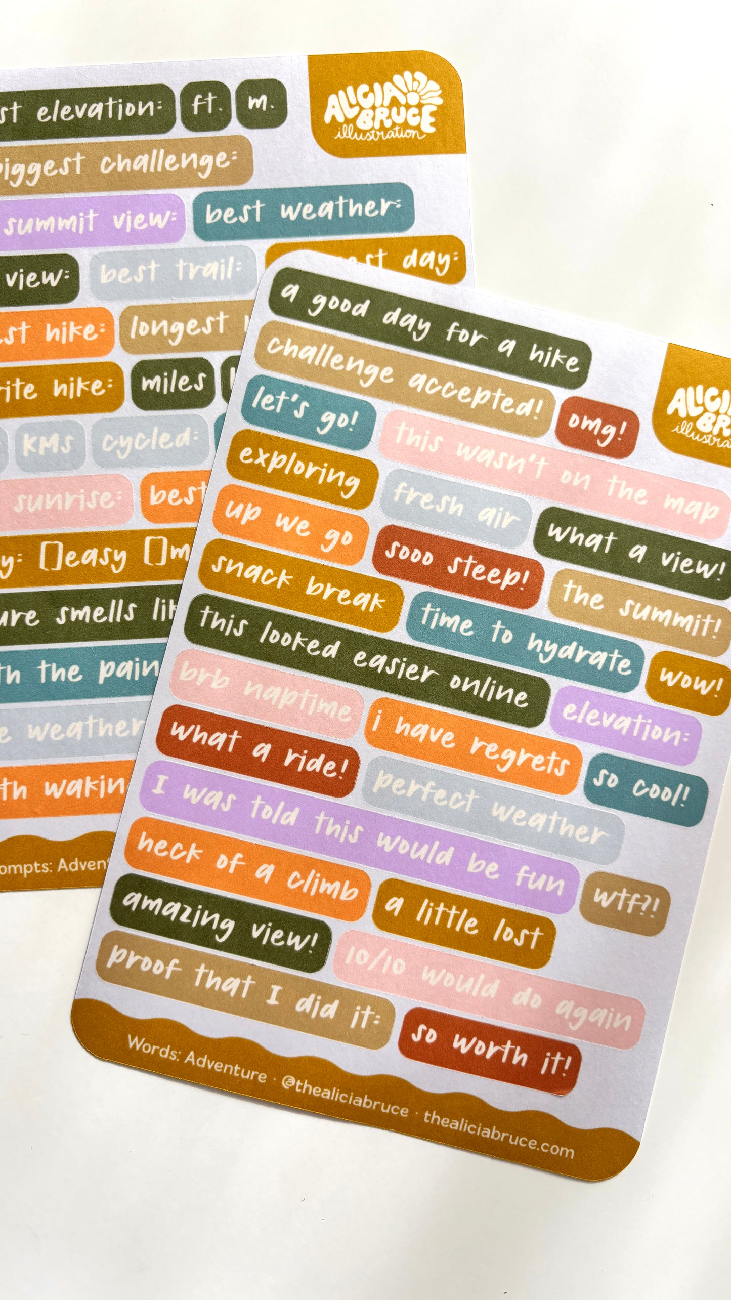 Outdoor Adventure Washi Sticker Set