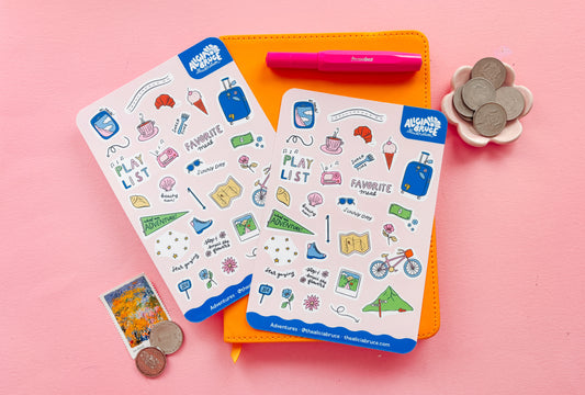 Adventures Sticker Sheet