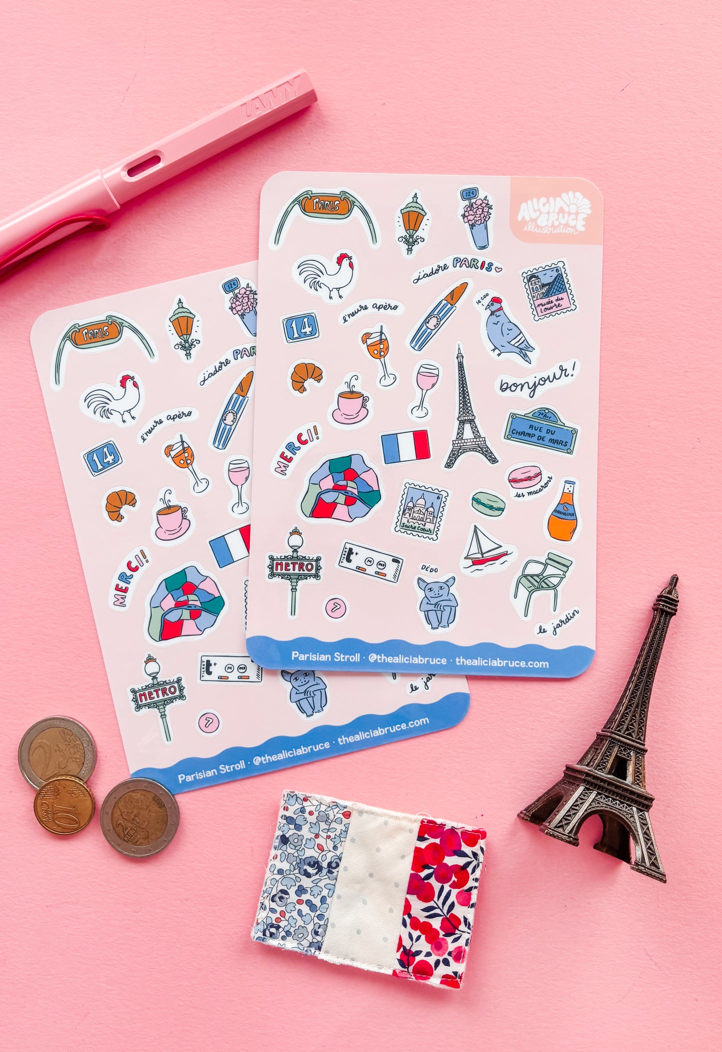 Parisian Stroll Sticker Sheet