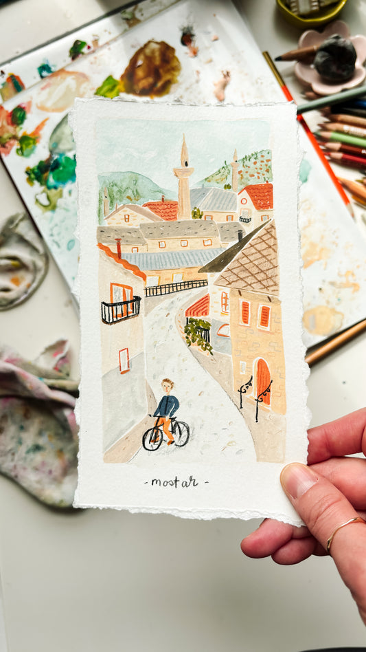 Mini Travel Painting: Pay What You Can!