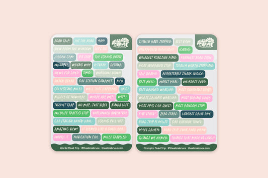 Road Trip Washi Sticker Set