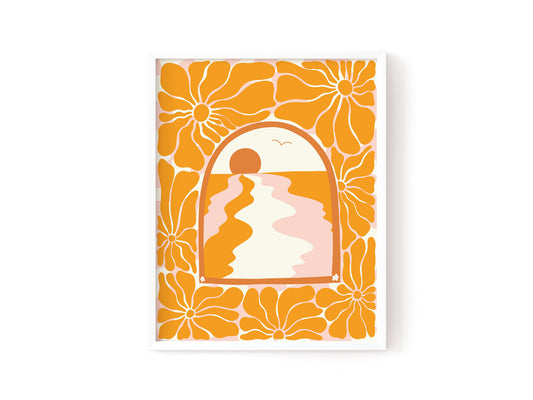 Sunrise Amongst the Flowers