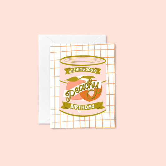 Peachy Birthday Card