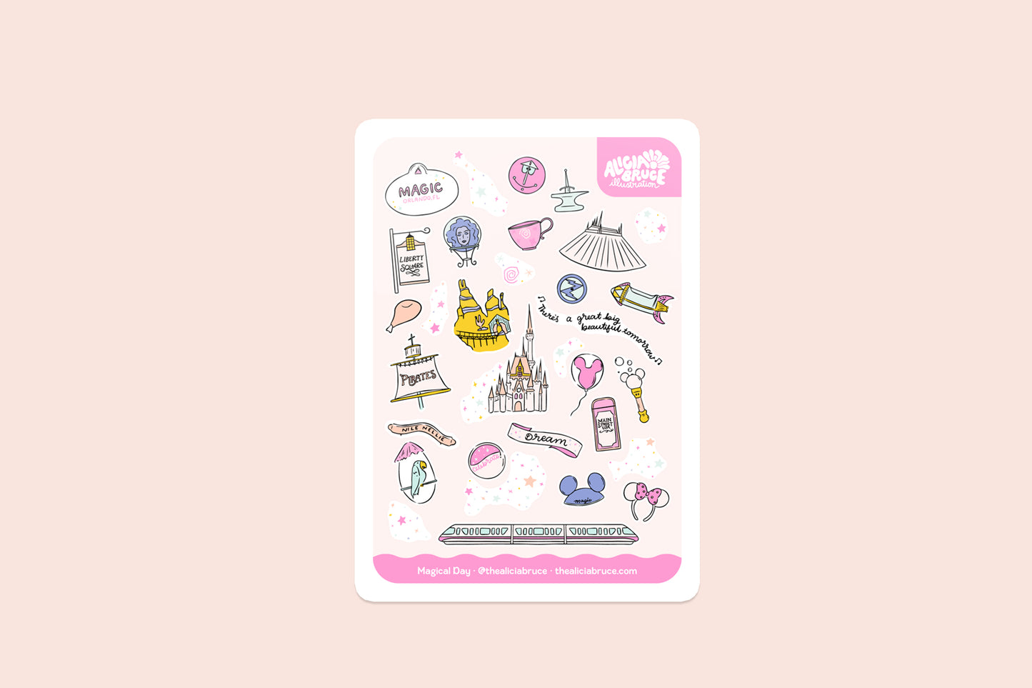 Magic Park Sticker Sheet