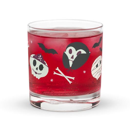 Monster Mash Rocks Glass