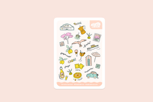 Sorrento Summer Sticker Sheet