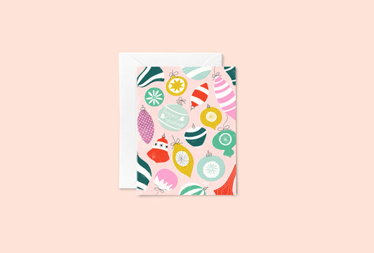 Shiny Brite Ornaments card