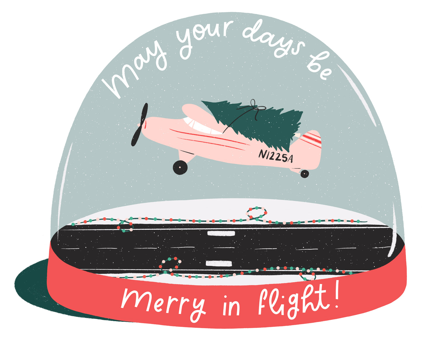 Merry in Flight (Airplane) Unisex t-shirt