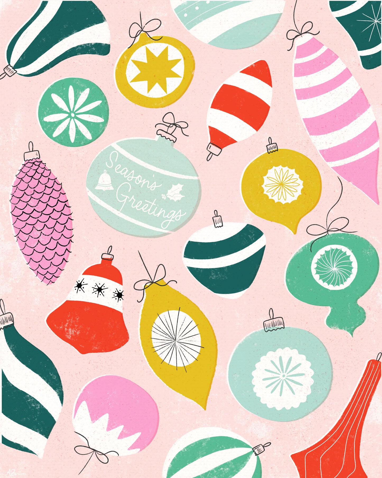 Shiny Brite Ornaments card