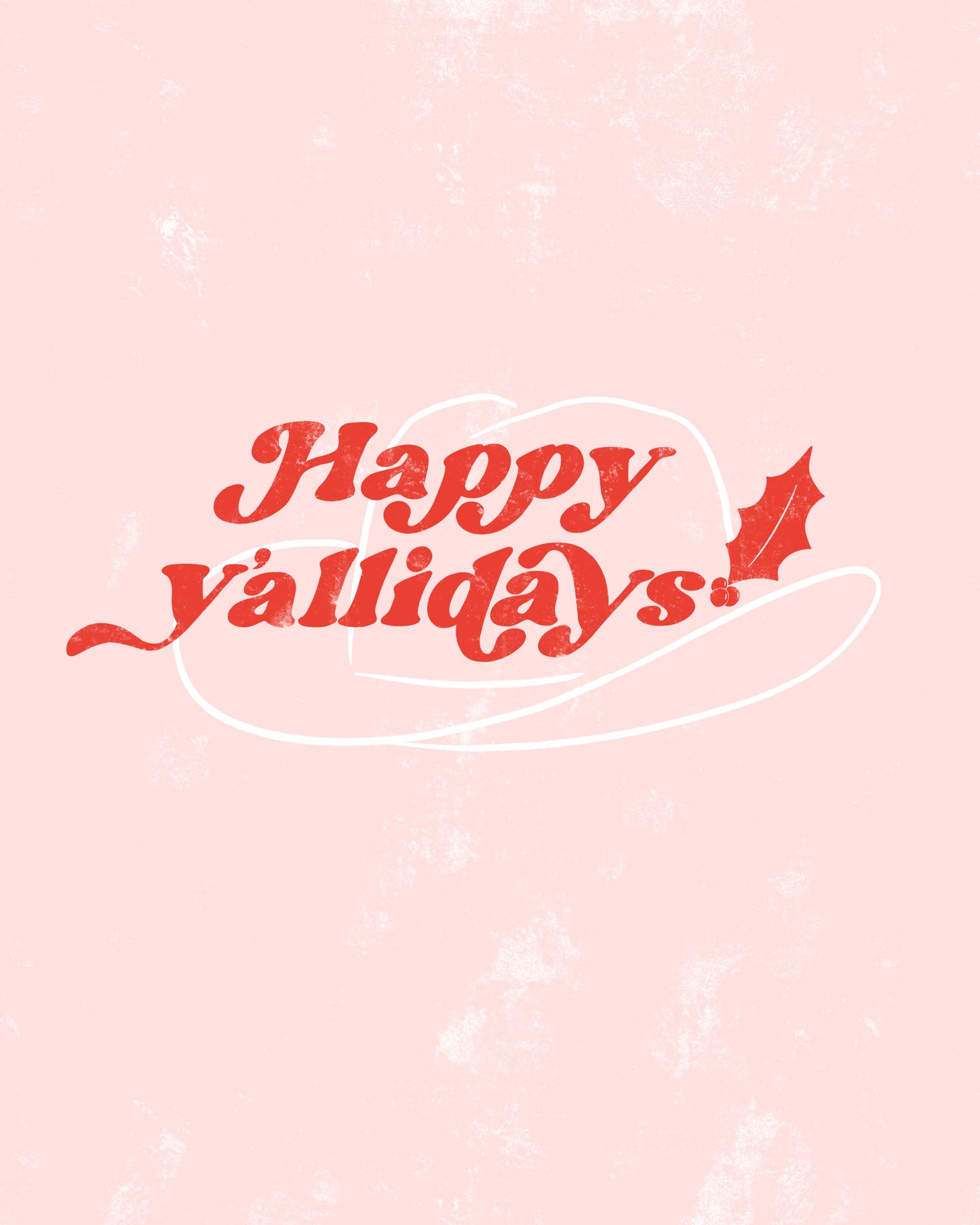 Happy Y'allidays Christmas Card