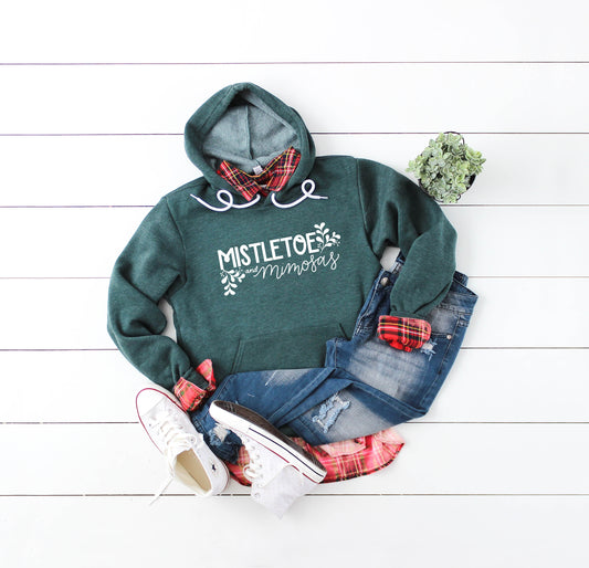 Mistletoe and Mimosas  Hoodie