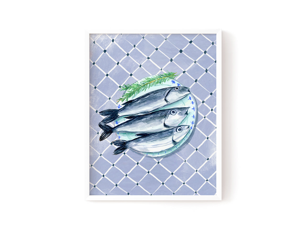 Trois Poissons Art Print