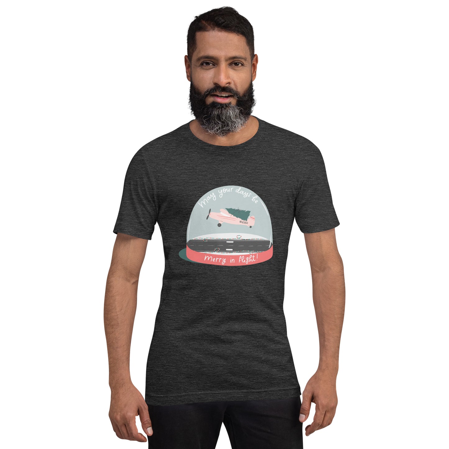 Merry in Flight (Airplane) Unisex t-shirt