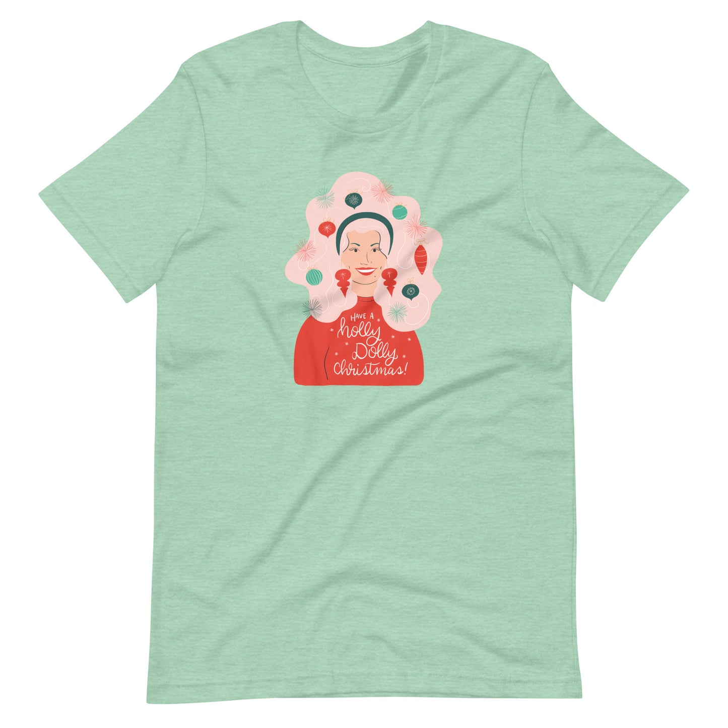 Holly Dolly Christmas Unisex T-shirt