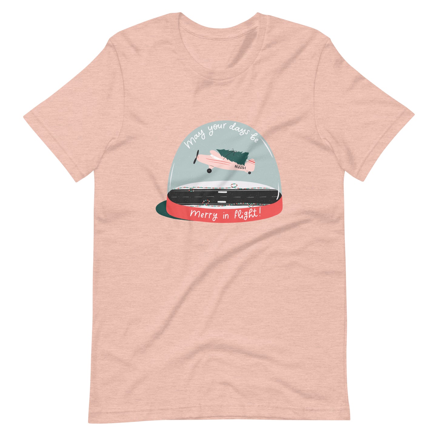 Merry in Flight (Airplane) Unisex t-shirt