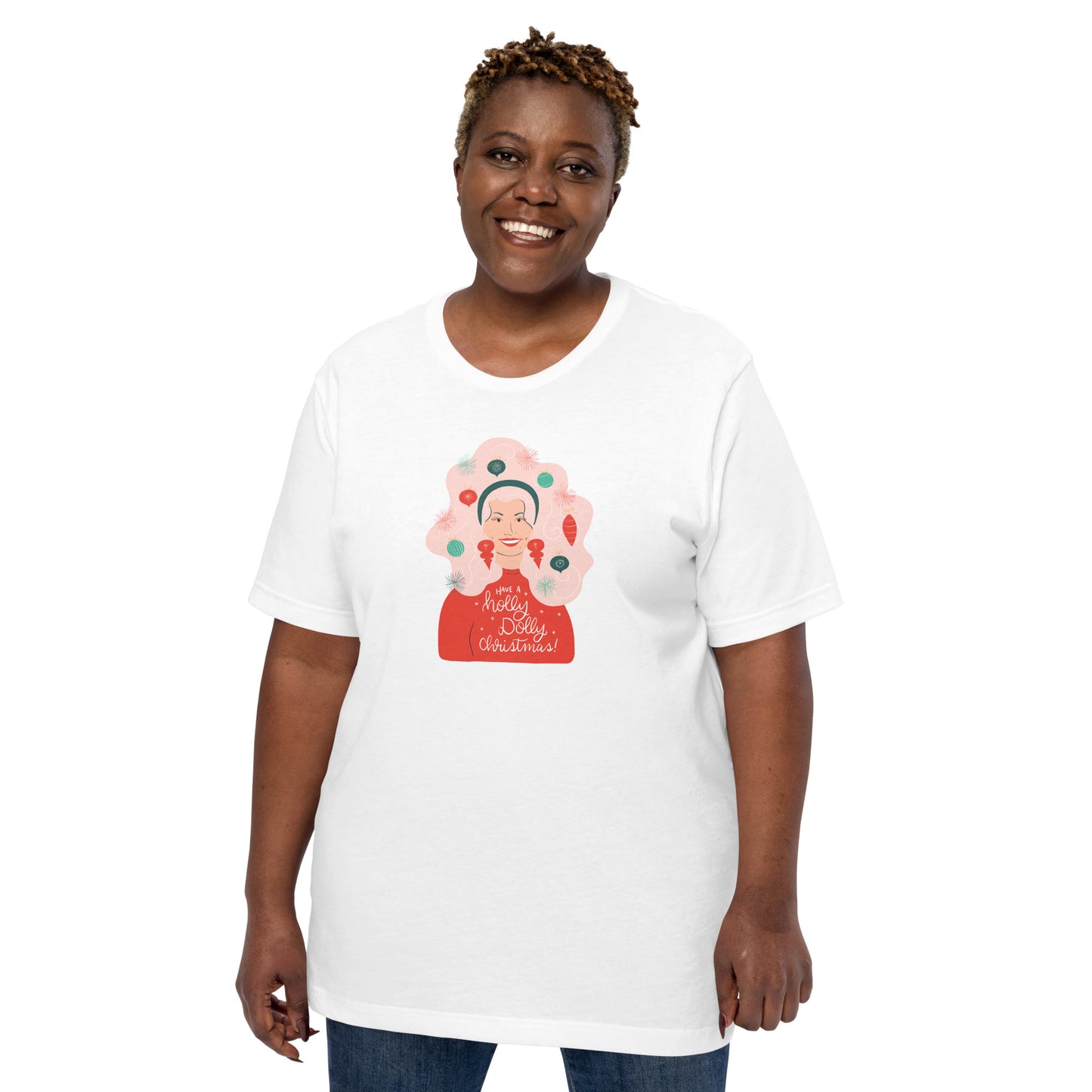 Holly Dolly Christmas Unisex T-shirt