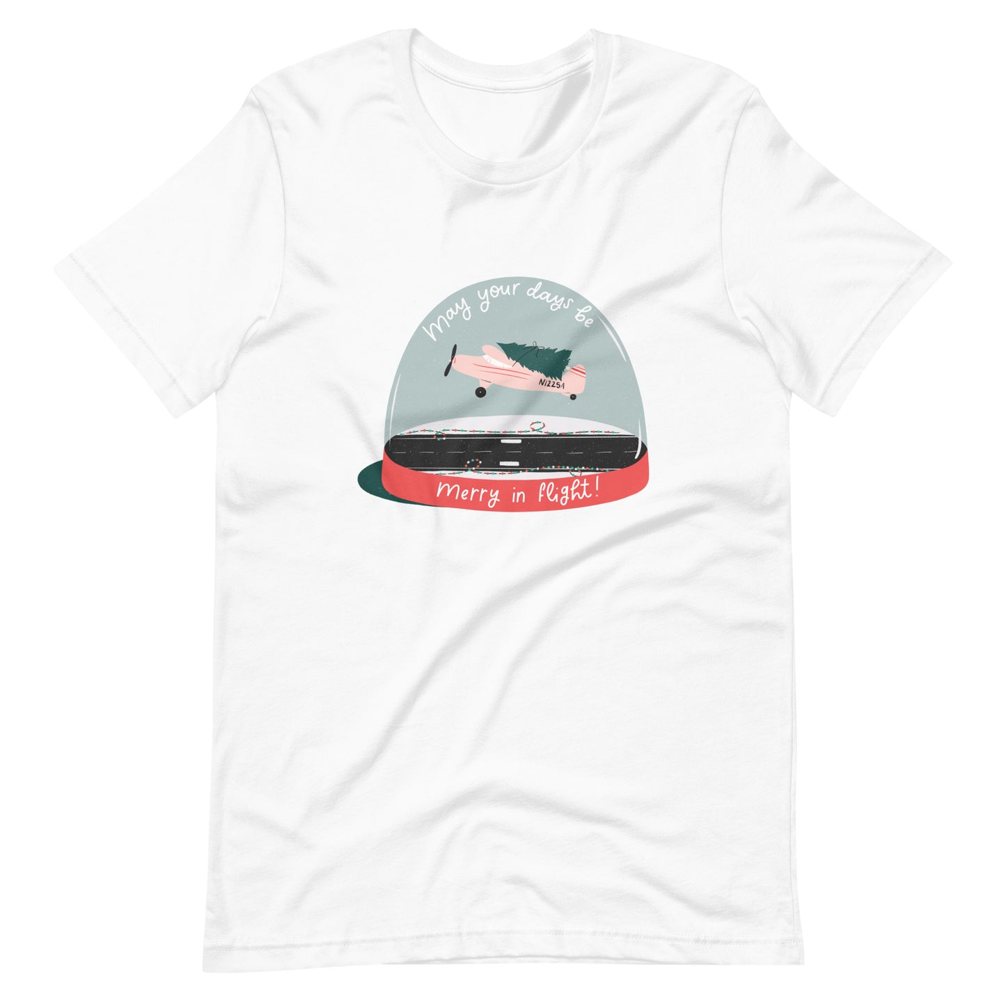 Merry in Flight (Airplane) Unisex t-shirt